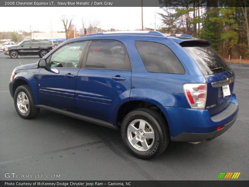 Navy Blue Metallic / Dark Gray 2008 Chevrolet Equinox LT