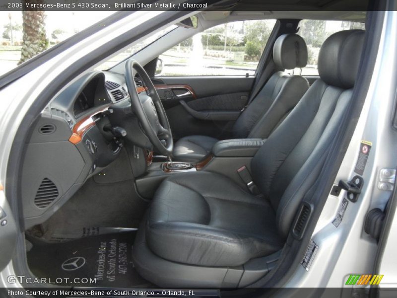 Brilliant Silver Metallic / Charcoal 2003 Mercedes-Benz S 430 Sedan