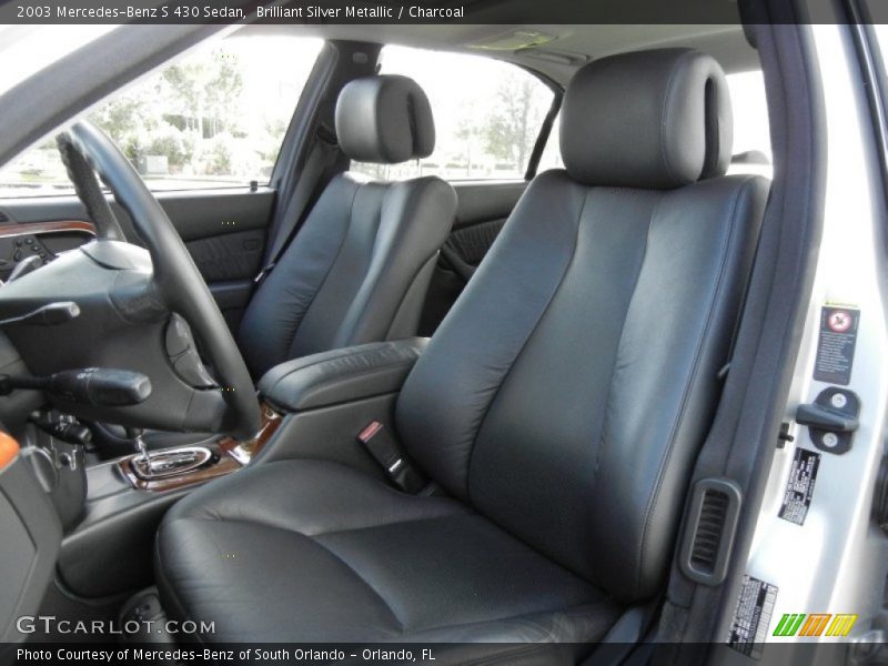 Brilliant Silver Metallic / Charcoal 2003 Mercedes-Benz S 430 Sedan