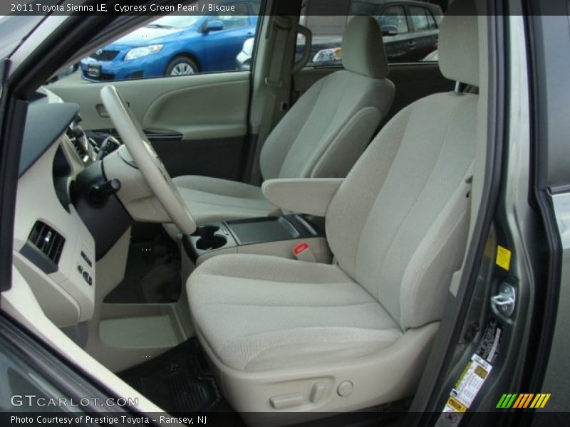 Cypress Green Pearl / Bisque 2011 Toyota Sienna LE