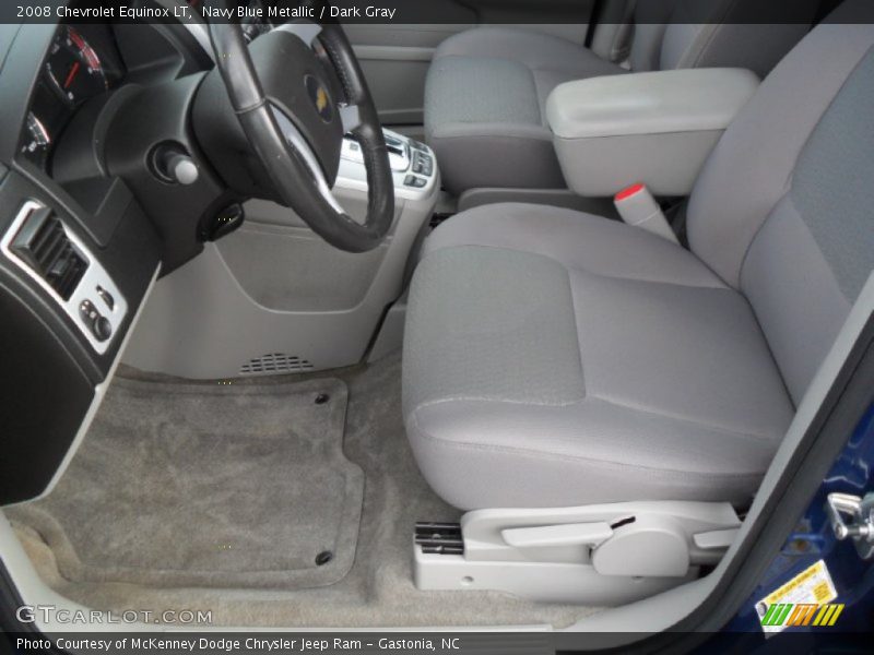 Navy Blue Metallic / Dark Gray 2008 Chevrolet Equinox LT