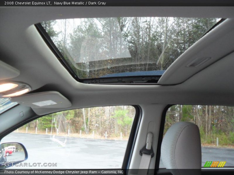 Navy Blue Metallic / Dark Gray 2008 Chevrolet Equinox LT