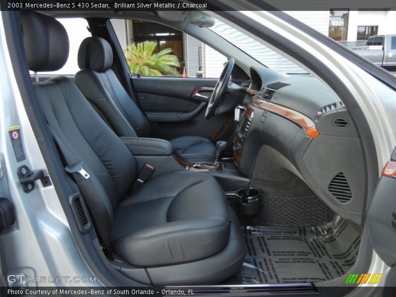 Brilliant Silver Metallic / Charcoal 2003 Mercedes-Benz S 430 Sedan
