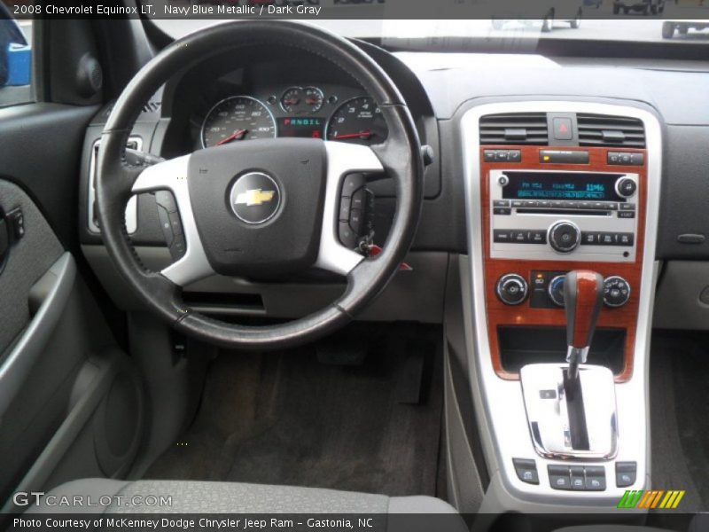 Navy Blue Metallic / Dark Gray 2008 Chevrolet Equinox LT