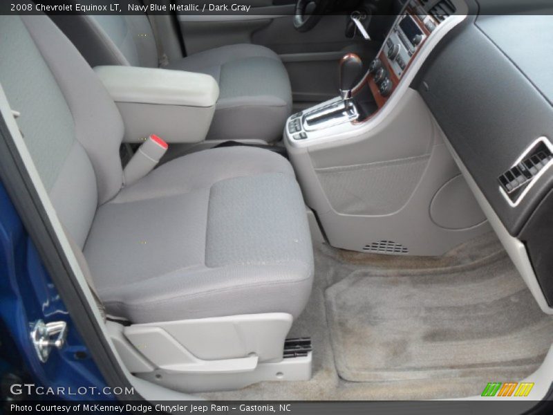 Navy Blue Metallic / Dark Gray 2008 Chevrolet Equinox LT