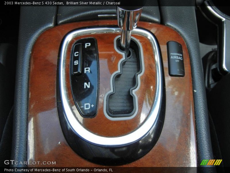 Brilliant Silver Metallic / Charcoal 2003 Mercedes-Benz S 430 Sedan