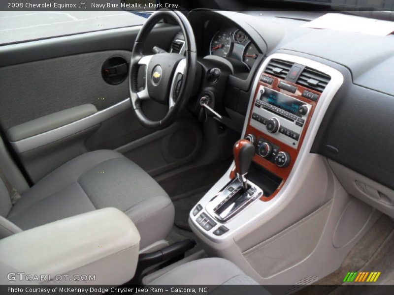 Navy Blue Metallic / Dark Gray 2008 Chevrolet Equinox LT
