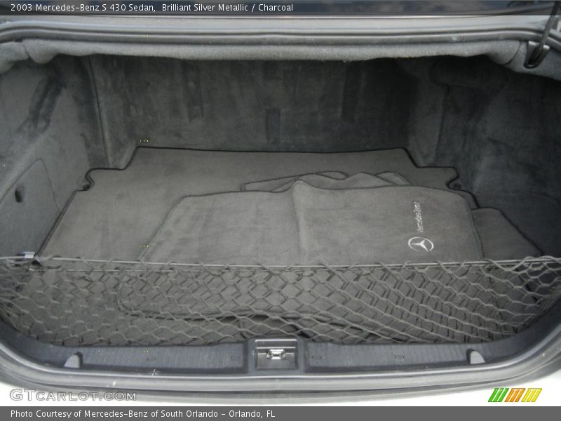 Brilliant Silver Metallic / Charcoal 2003 Mercedes-Benz S 430 Sedan