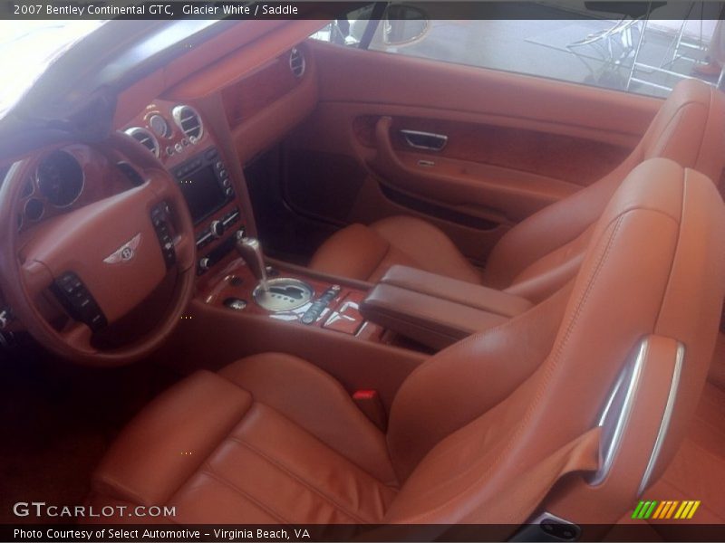 Glacier White / Saddle 2007 Bentley Continental GTC