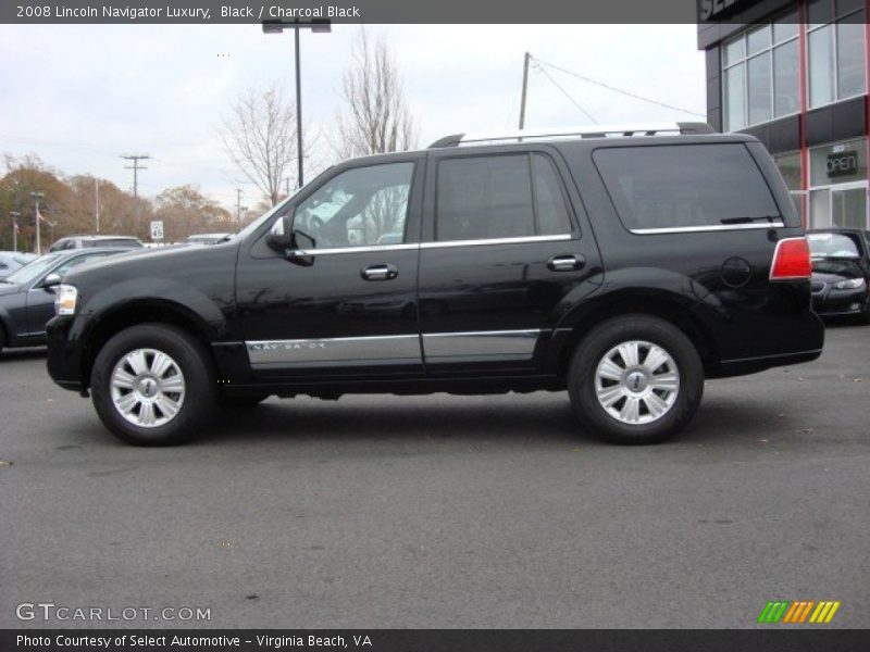 Black / Charcoal Black 2008 Lincoln Navigator Luxury