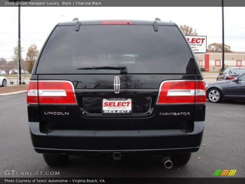 Black / Charcoal Black 2008 Lincoln Navigator Luxury