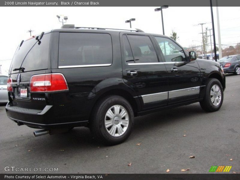 Black / Charcoal Black 2008 Lincoln Navigator Luxury