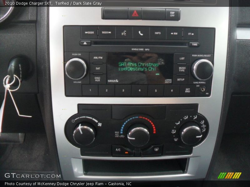 TorRed / Dark Slate Gray 2010 Dodge Charger SXT