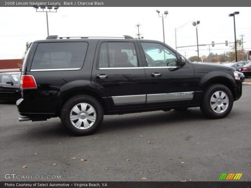 Black / Charcoal Black 2008 Lincoln Navigator Luxury