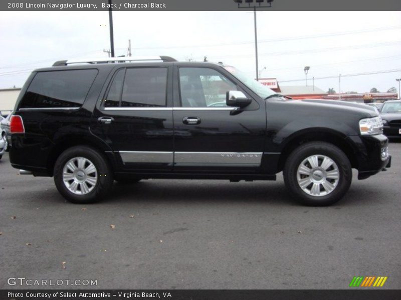 Black / Charcoal Black 2008 Lincoln Navigator Luxury