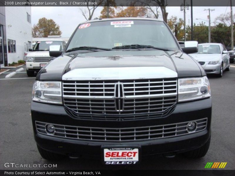 Black / Charcoal Black 2008 Lincoln Navigator Luxury