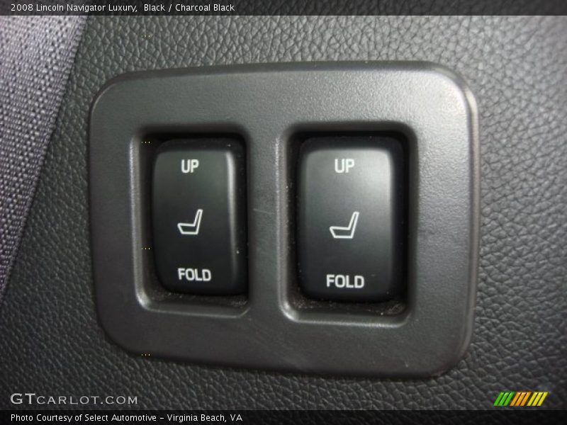 Black / Charcoal Black 2008 Lincoln Navigator Luxury