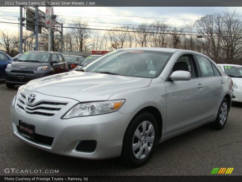 Classic Silver Metallic / Ash 2011 Toyota Camry LE