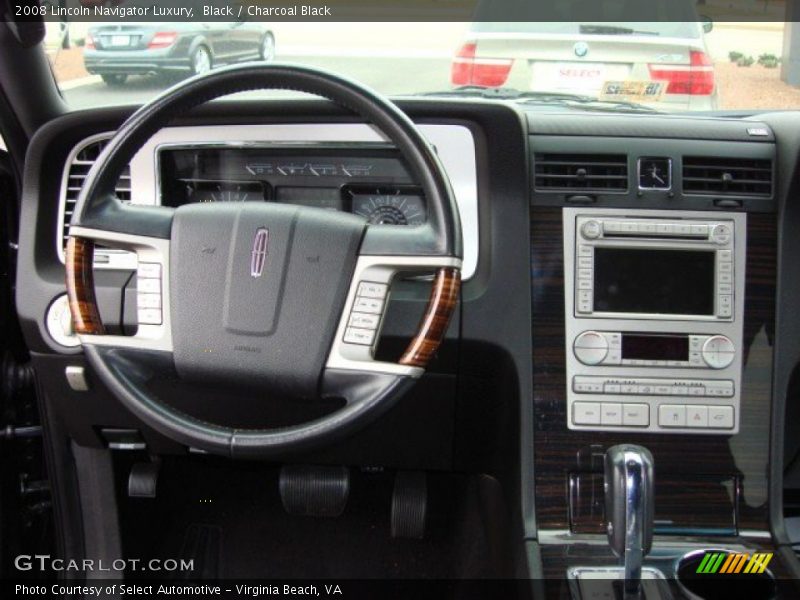 Black / Charcoal Black 2008 Lincoln Navigator Luxury