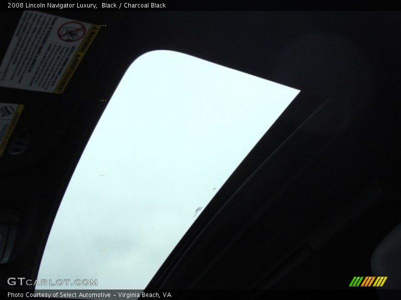 Black / Charcoal Black 2008 Lincoln Navigator Luxury
