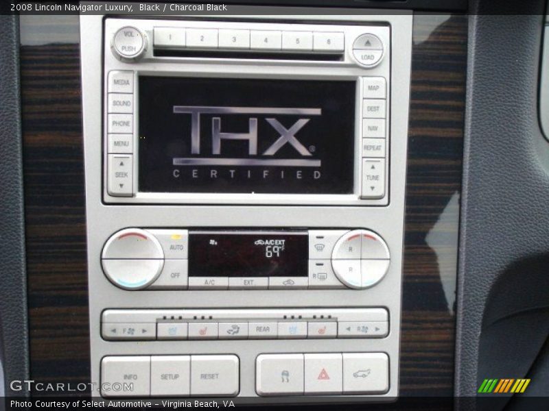 Black / Charcoal Black 2008 Lincoln Navigator Luxury