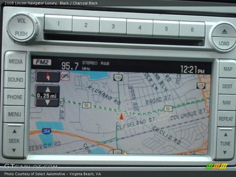 Black / Charcoal Black 2008 Lincoln Navigator Luxury