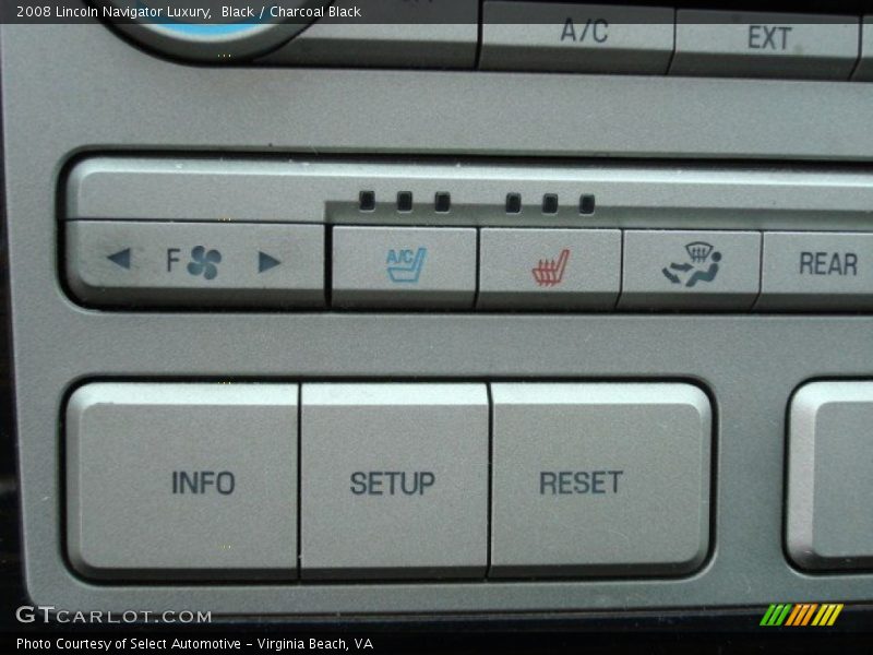 Black / Charcoal Black 2008 Lincoln Navigator Luxury