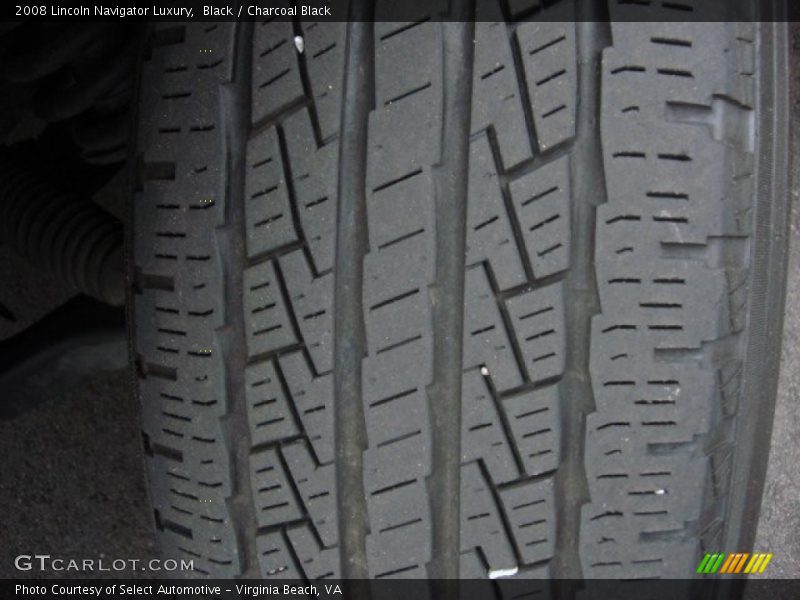 Black / Charcoal Black 2008 Lincoln Navigator Luxury