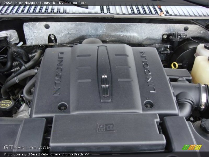 Black / Charcoal Black 2008 Lincoln Navigator Luxury