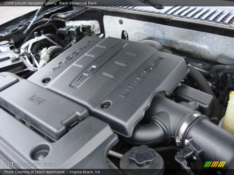 Black / Charcoal Black 2008 Lincoln Navigator Luxury