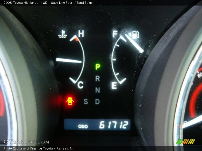Wave Line Pearl / Sand Beige 2008 Toyota Highlander 4WD