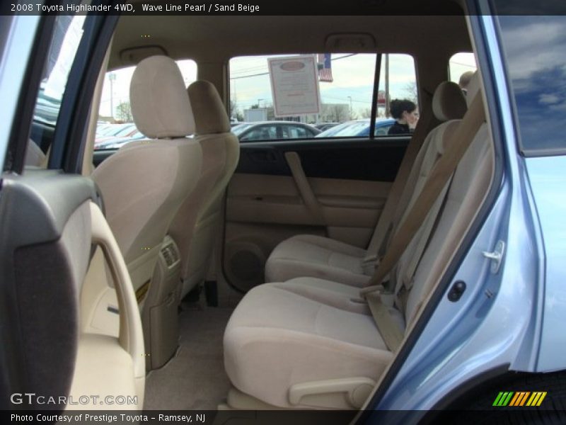 Wave Line Pearl / Sand Beige 2008 Toyota Highlander 4WD