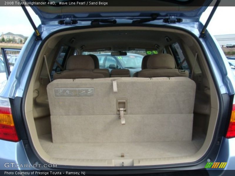 Wave Line Pearl / Sand Beige 2008 Toyota Highlander 4WD