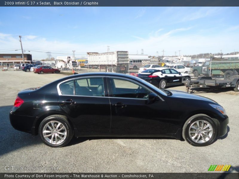 Black Obsidian / Graphite 2009 Infiniti G 37 x Sedan