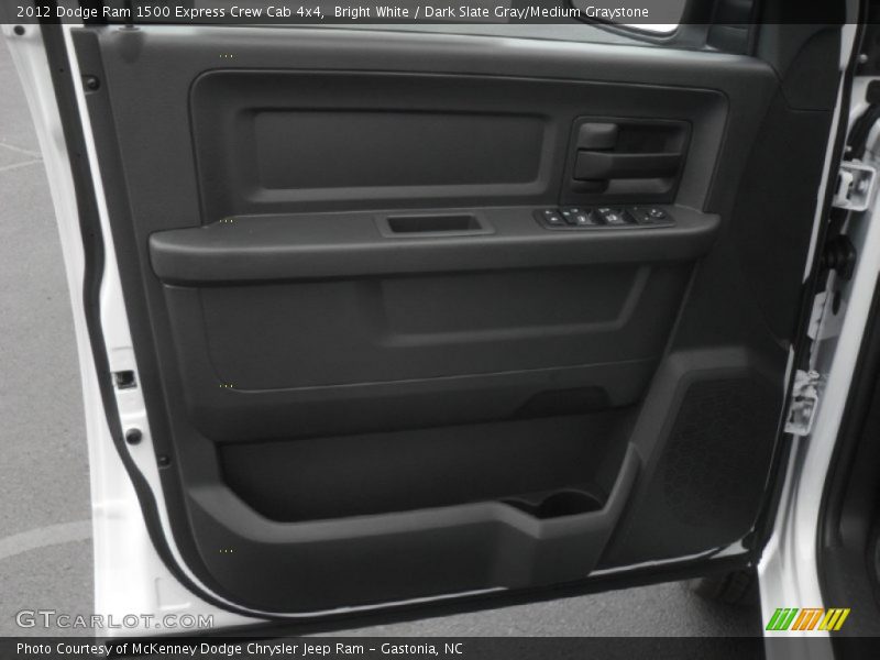 Bright White / Dark Slate Gray/Medium Graystone 2012 Dodge Ram 1500 Express Crew Cab 4x4