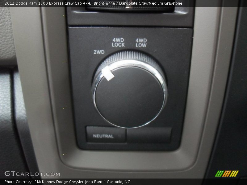 Bright White / Dark Slate Gray/Medium Graystone 2012 Dodge Ram 1500 Express Crew Cab 4x4