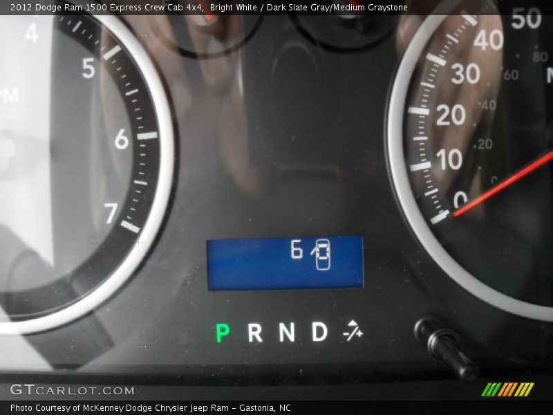 Bright White / Dark Slate Gray/Medium Graystone 2012 Dodge Ram 1500 Express Crew Cab 4x4