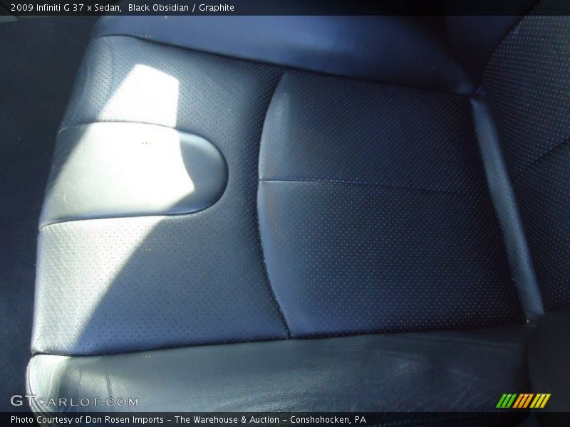Black Obsidian / Graphite 2009 Infiniti G 37 x Sedan