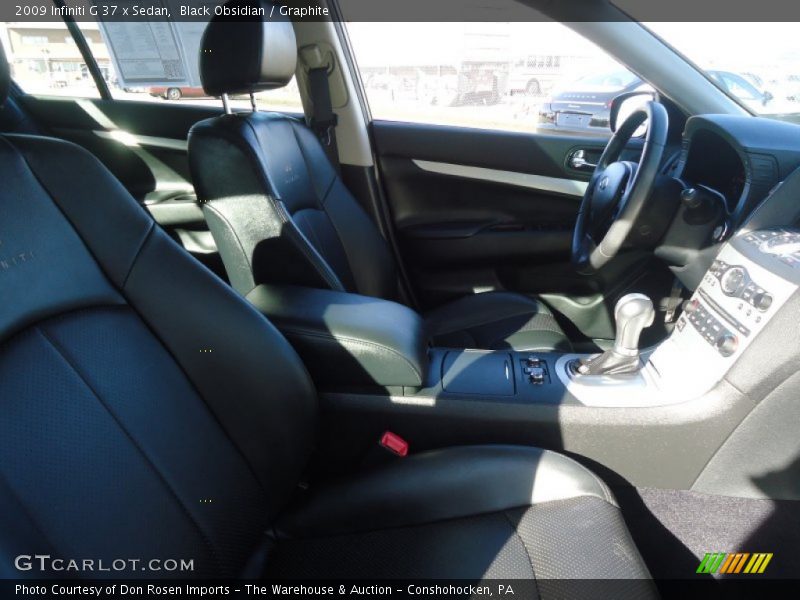 Black Obsidian / Graphite 2009 Infiniti G 37 x Sedan