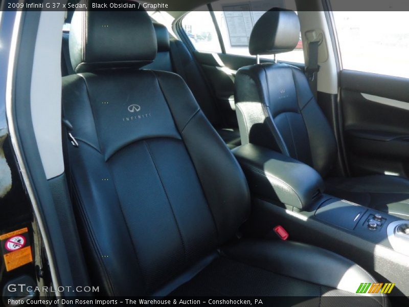 Black Obsidian / Graphite 2009 Infiniti G 37 x Sedan