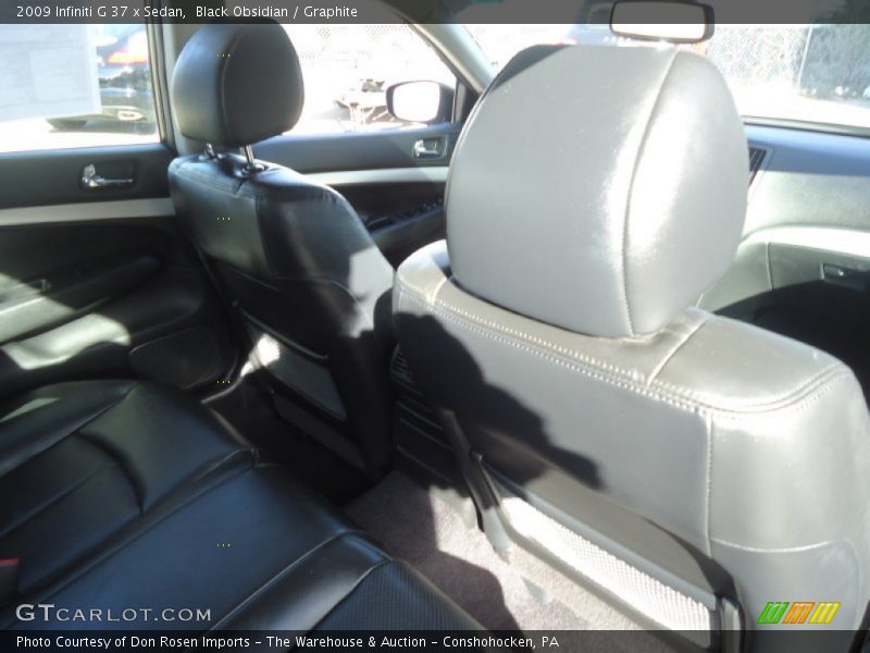 Black Obsidian / Graphite 2009 Infiniti G 37 x Sedan