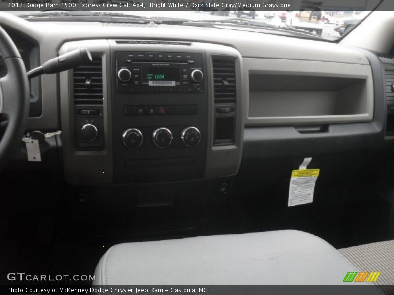 Bright White / Dark Slate Gray/Medium Graystone 2012 Dodge Ram 1500 Express Crew Cab 4x4