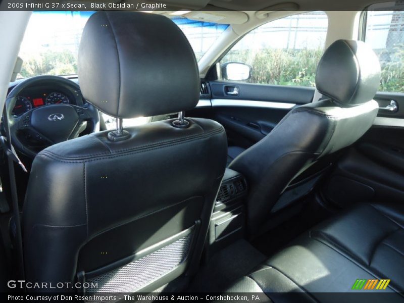 Black Obsidian / Graphite 2009 Infiniti G 37 x Sedan