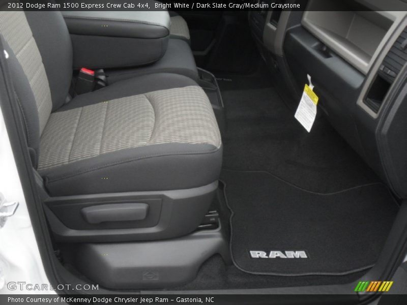 Bright White / Dark Slate Gray/Medium Graystone 2012 Dodge Ram 1500 Express Crew Cab 4x4
