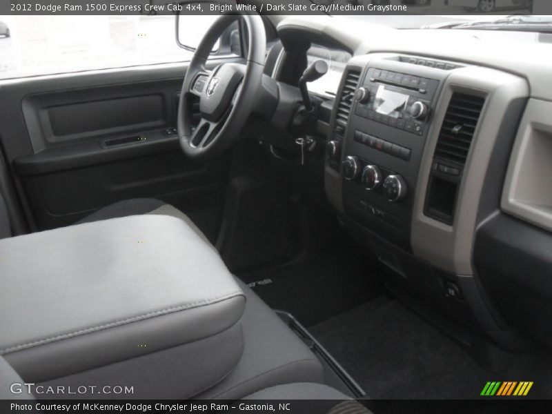 Bright White / Dark Slate Gray/Medium Graystone 2012 Dodge Ram 1500 Express Crew Cab 4x4