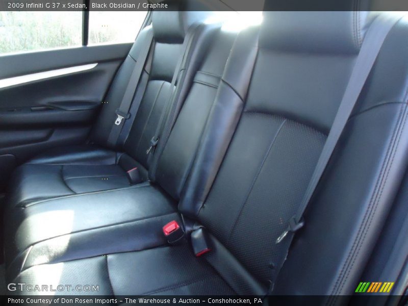 Black Obsidian / Graphite 2009 Infiniti G 37 x Sedan