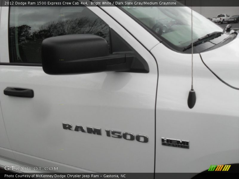 Bright White / Dark Slate Gray/Medium Graystone 2012 Dodge Ram 1500 Express Crew Cab 4x4