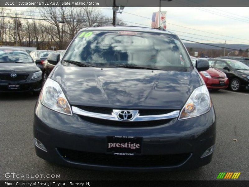 Slate Metallic / Stone 2010 Toyota Sienna XLE AWD