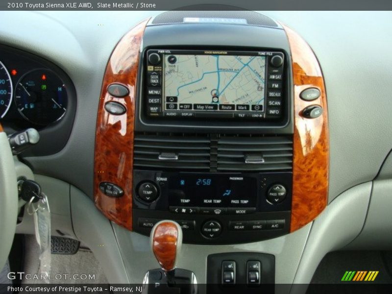 Slate Metallic / Stone 2010 Toyota Sienna XLE AWD