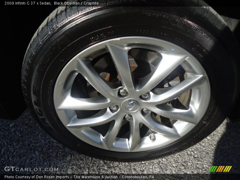 Black Obsidian / Graphite 2009 Infiniti G 37 x Sedan